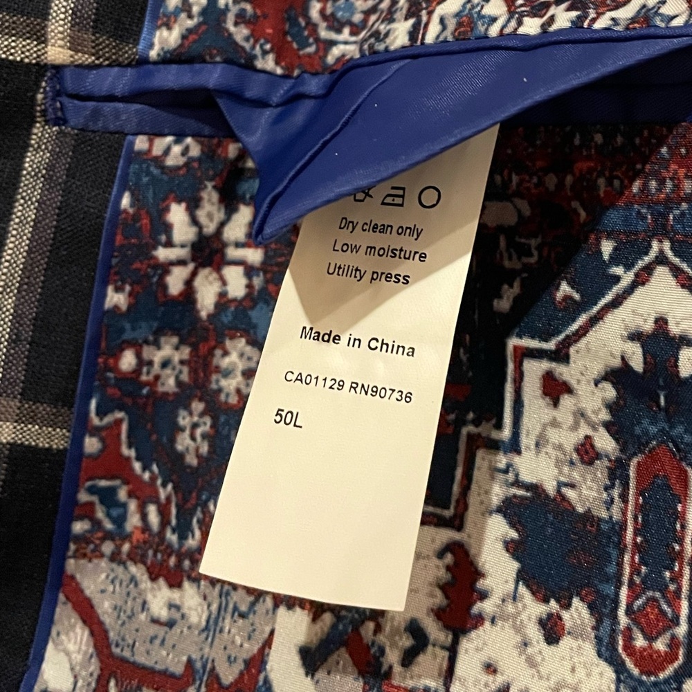 Men's Navy Blazer - Picture 10 of 10